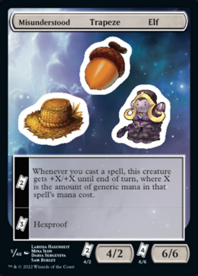 Misunderstood Trapeze Elf [Unfinity Stickers] - Magic: The Gathering - Card Brawlers | Quebec | Canada |