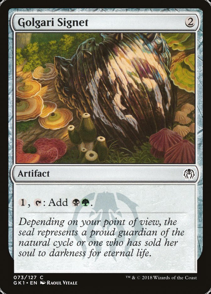 Golgari Signet [Guilds of Ravnica Guild Kit] - Magic: The Gathering - Card Brawlers | Quebec | Canada |