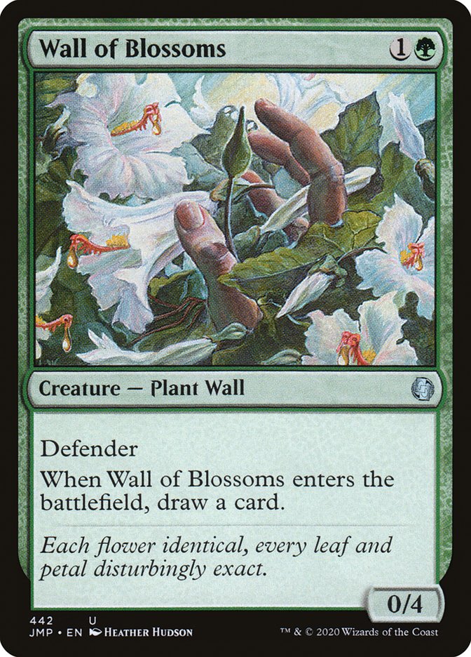 Wall of Blossoms [Jumpstart] - Magic: The Gathering - Card Brawlers | Quebec | Canada |