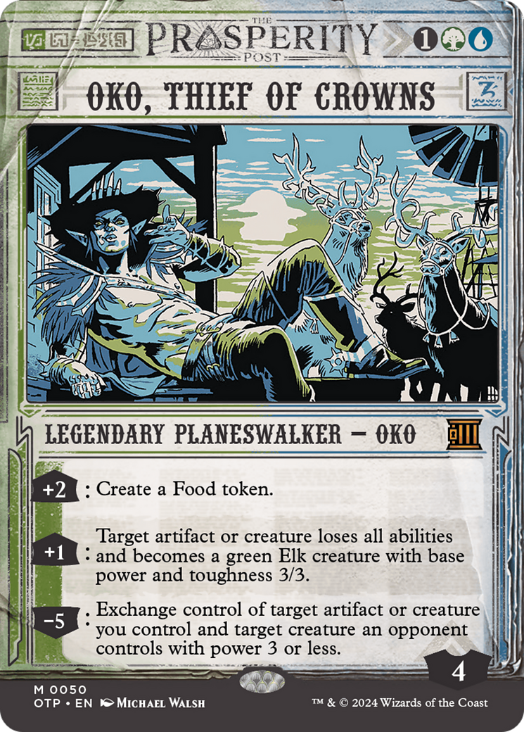 Oko, Thief of Crowns [Outlaws of Thunder Junction: Breaking News] - Magic: The Gathering - Card Brawlers | Quebec | Canada |