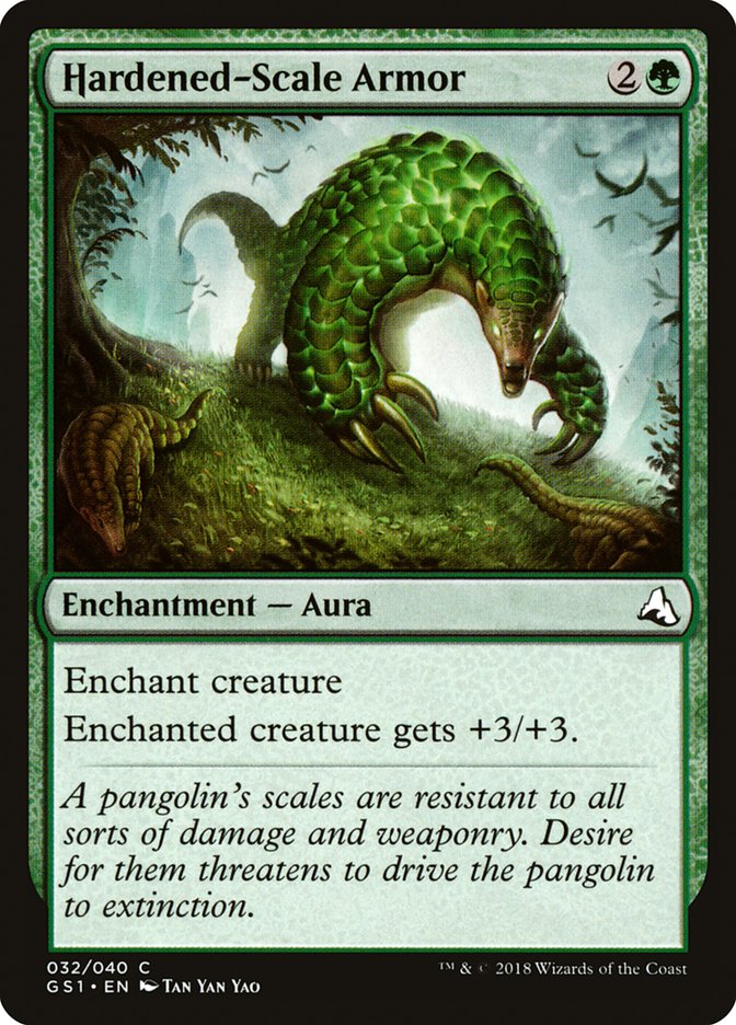 Hardened-Scale Armor [Global Series Jiang Yanggu & Mu Yanling] - Magic: The Gathering - Card Brawlers | Quebec | Canada |