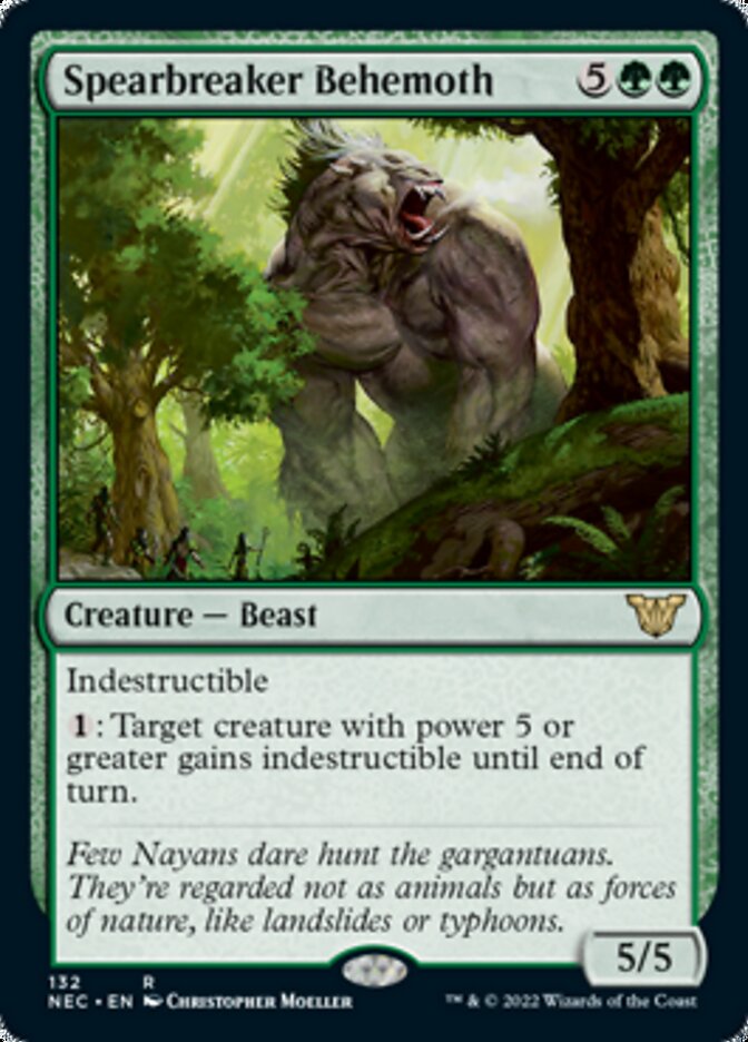 Spearbreaker Behemoth [Kamigawa: Neon Dynasty Commander] - Magic: The Gathering - Card Brawlers | Quebec | Canada |