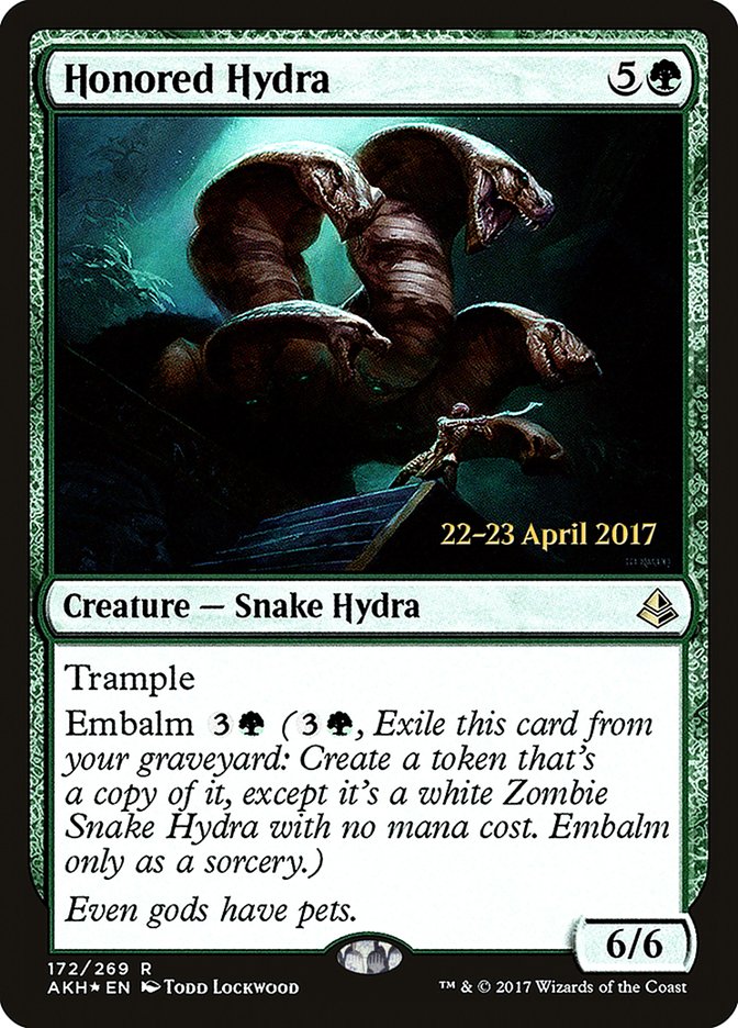 Honored Hydra [Amonkhet Prerelease Promos] - Magic: The Gathering - Card Brawlers | Quebec | Canada |