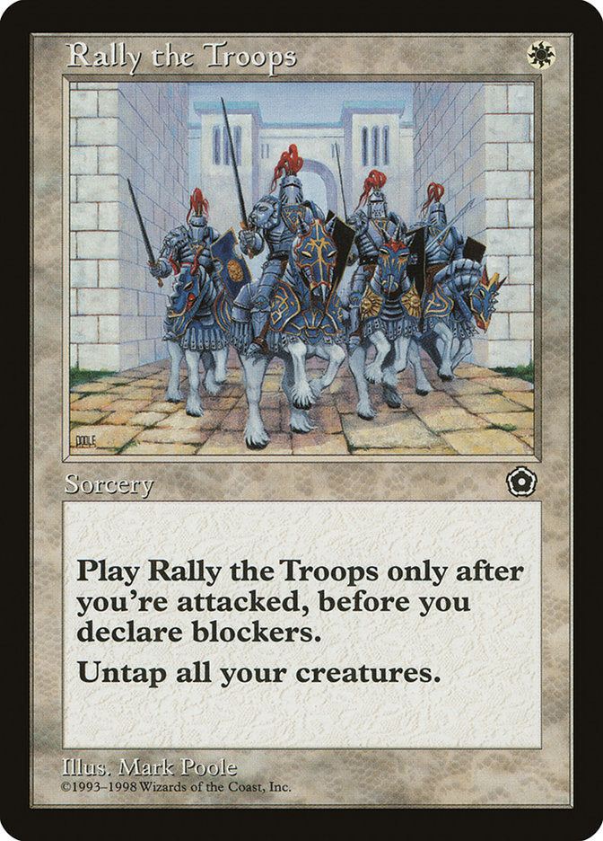 Rally the Troops [Portal Second Age] - Magic: The Gathering - Card Brawlers | Quebec | Canada |