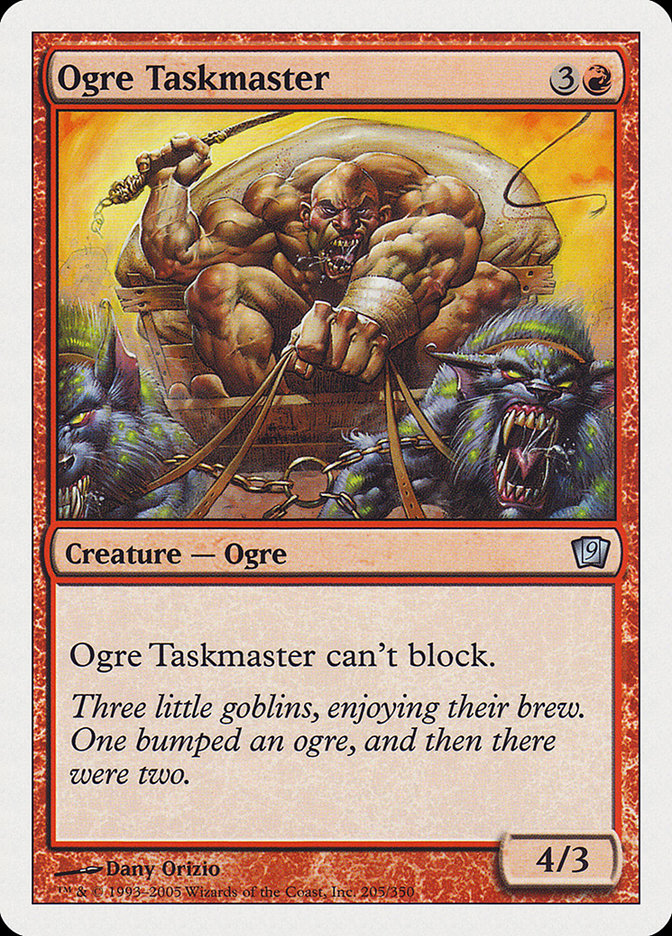 Ogre Taskmaster [Ninth Edition] - Magic: The Gathering - Card Brawlers | Quebec | Canada |