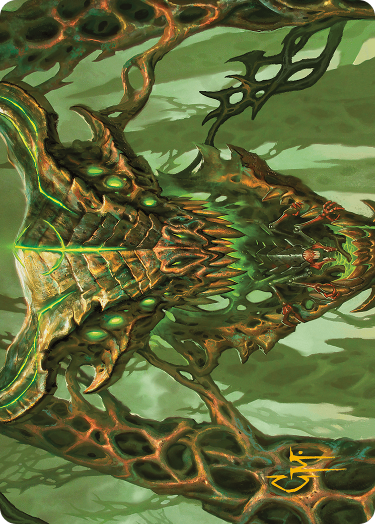 Colossal Dreadmask Art Card (Gold-Stamped Signature) [Modern Horizons 3 Art Series] - Magic: The Gathering - Card Brawlers | Quebec | Canada |