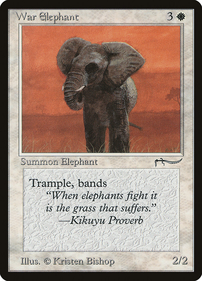 War Elephant (Light Mana Cost) [Arabian Nights] - Magic: The Gathering - Card Brawlers | Quebec | Canada |