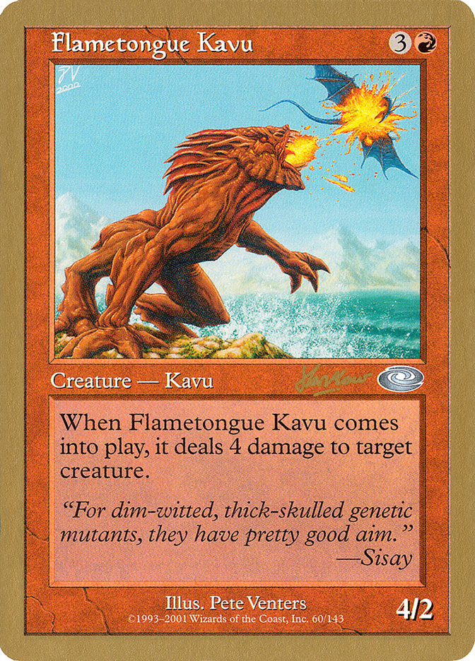 Flametongue Kavu (Sim Han How) [World Championship Decks 2002] - Magic: The Gathering - Card Brawlers | Quebec | Canada |