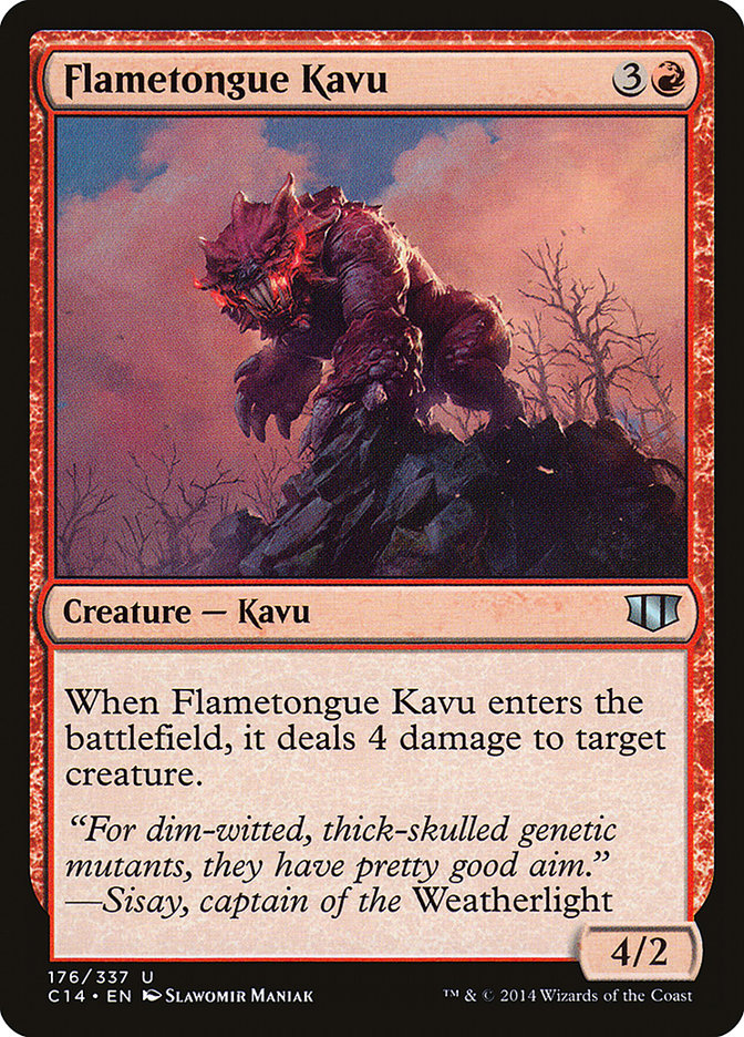 Flametongue Kavu [Commander 2014] - Magic: The Gathering - Card Brawlers | Quebec | Canada |