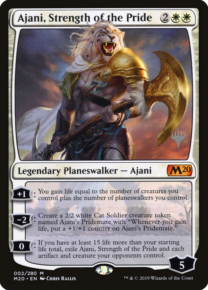 Ajani, Strength of the Pride (Promo Pack) [Core Set 2020 Promos] - Magic: The Gathering - Card Brawlers | Quebec | Canada |