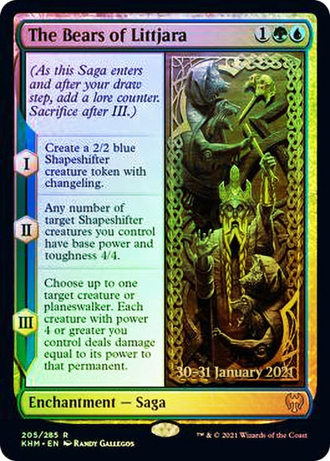 The Bears of Littjara [Kaldheim Prerelease Promos] - Magic: The Gathering - Card Brawlers | Quebec | Canada |
