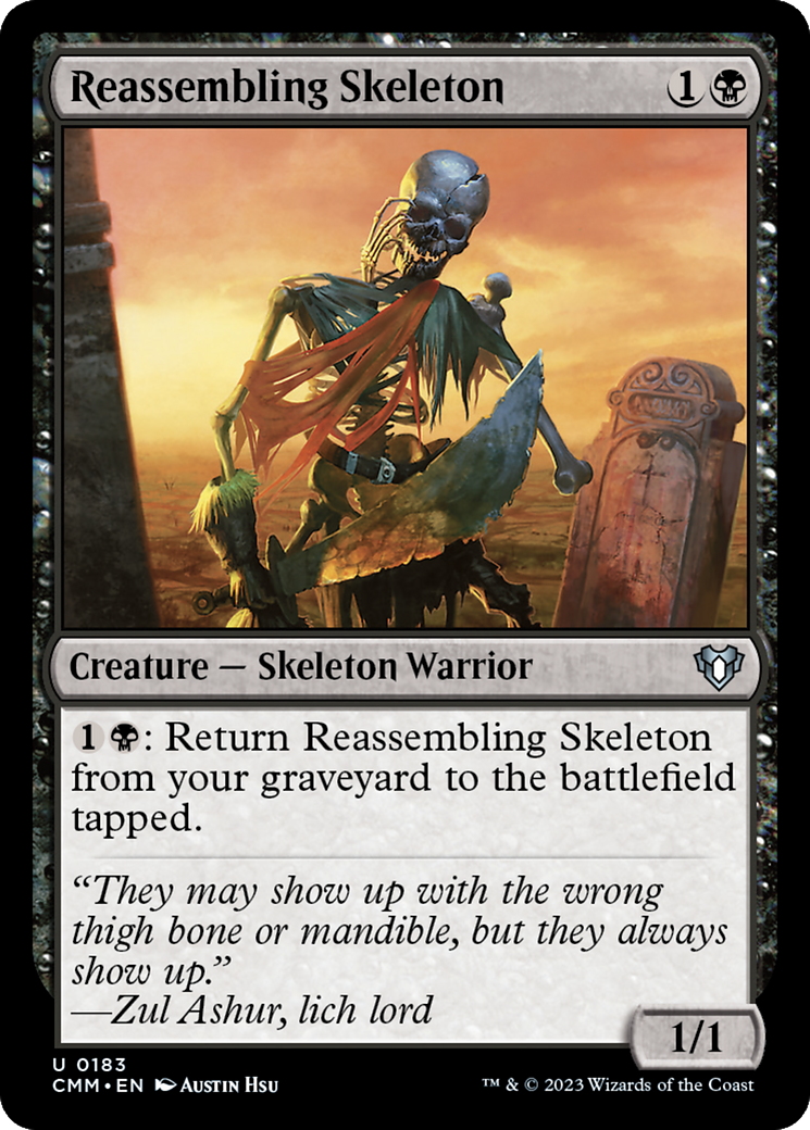 Reassembling Skeleton [Commander Masters] - Magic: The Gathering - Card Brawlers | Quebec | Canada |