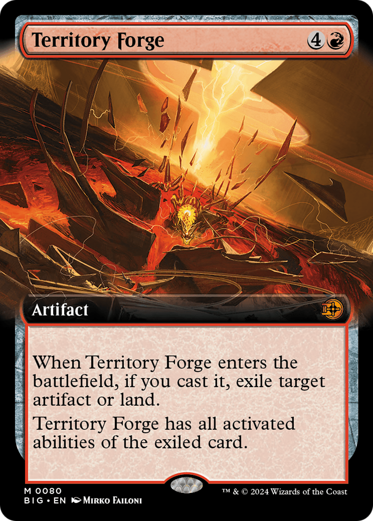Territory Forge (Extended Art) [Outlaws of Thunder Junction: The Big Score] - Magic: The Gathering - Card Brawlers | Quebec | Canada |