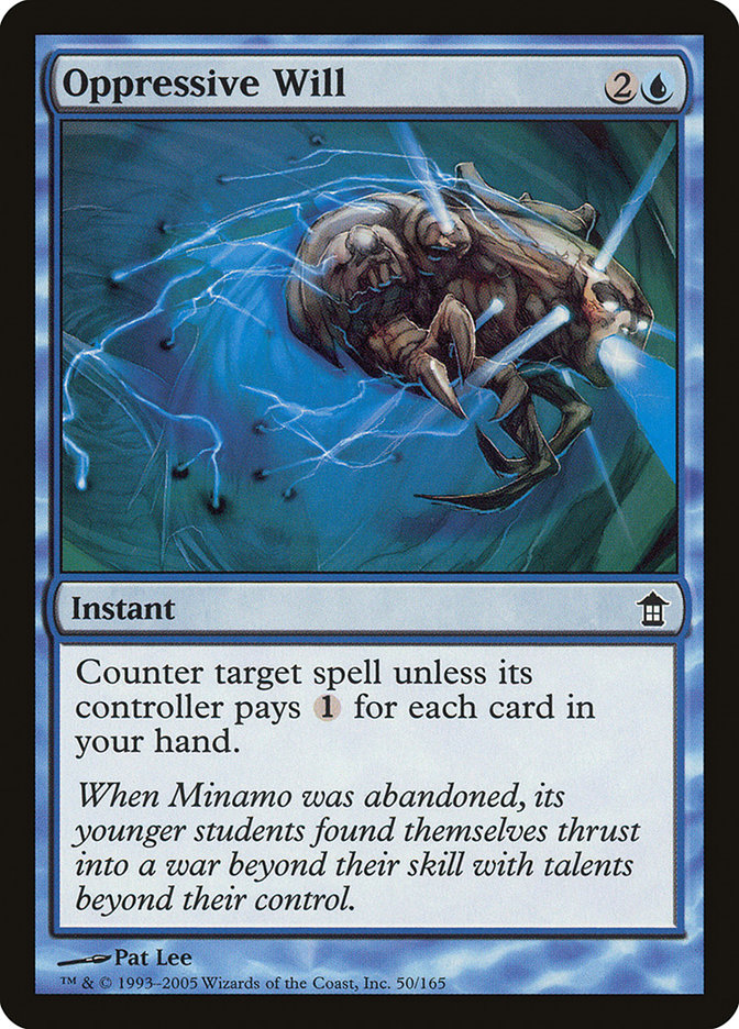 Oppressive Will [Saviors of Kamigawa] - Magic: The Gathering - Card Brawlers | Quebec | Canada |