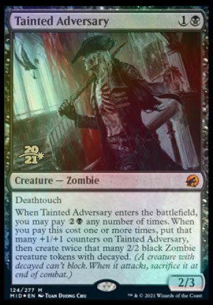 Tainted Adversary [Innistrad: Midnight Hunt Prerelease Promos] - Magic: The Gathering - Card Brawlers | Quebec | Canada |