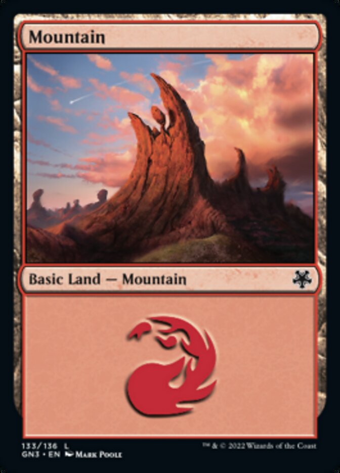 Mountain (133) [Game Night: Free-for-All] - Magic: The Gathering - Card Brawlers | Quebec | Canada |