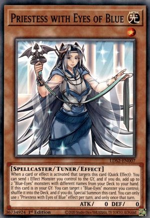 Priestess with Eyes of Blue [LDS2-EN007] Common - Yu-Gi-Oh! - Card Brawlers | Quebec | Canada |