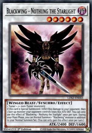 Blackwing - Nothung the Starlight [LDS2-EN043] Common - Yu-Gi-Oh! - Card Brawlers | Quebec | Canada |