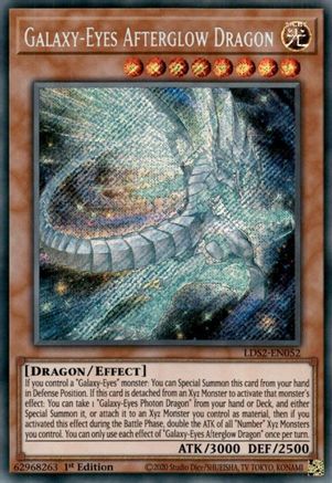 Galaxy-Eyes Afterglow Dragon [LDS2-EN052] Secret Rare - Yu-Gi-Oh! - Card Brawlers | Quebec | Canada |