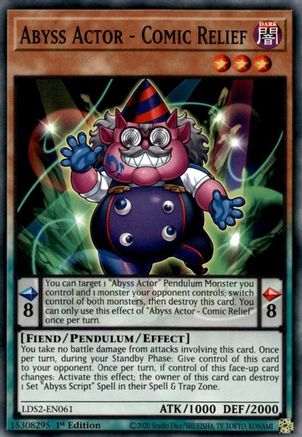 Abyss Actor - Comic Relief [LDS2-EN061] Common - Yu-Gi-Oh! - Card Brawlers | Quebec | Canada |