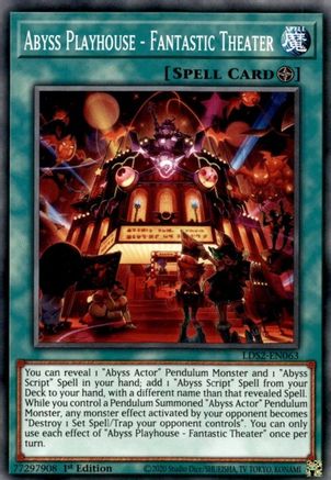 Abyss Playhouse - Fantastic Theater [LDS2-EN063] Common - Yu-Gi-Oh! - Card Brawlers | Quebec | Canada |