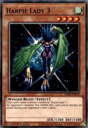 Harpie Lady 3 [LDS2-EN070] Common - Yu-Gi-Oh! - Card Brawlers | Quebec | Canada |