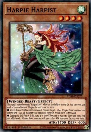 Harpie Harpist [LDS2-EN075] Common - Yu-Gi-Oh! - Card Brawlers | Quebec | Canada |