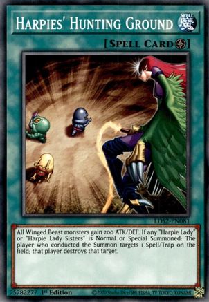 Harpies' Hunting Ground [LDS2-EN081] Common - Yu-Gi-Oh! - Card Brawlers | Quebec | Canada |