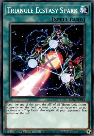 Triangle Ecstasy Spark [LDS2-EN082] Common - Yu-Gi-Oh! - Card Brawlers | Quebec | Canada |