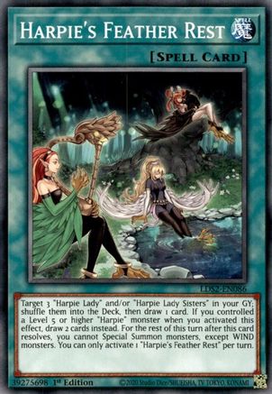 Harpie's Feather Rest [LDS2-EN086] Common - Yu-Gi-Oh! - Card Brawlers | Quebec | Canada |