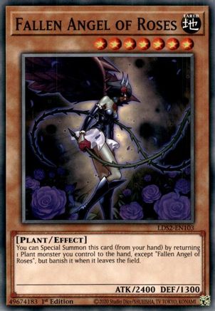 Fallen Angel of Roses [LDS2-EN103] Common - Yu-Gi-Oh! - Card Brawlers | Quebec | Canada |