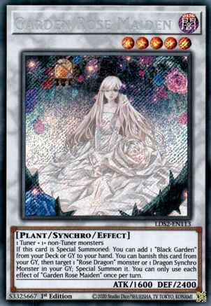 Garden Rose Maiden [LDS2-EN113] Secret Rare - Yu-Gi-Oh! - Card Brawlers | Quebec | Canada |