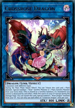 Crossrose Dragon [LDS2-EN114] Ultra Rare - Yu-Gi-Oh! - Card Brawlers | Quebec | Canada |