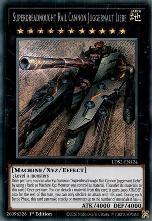 Superdreadnought Rail Cannon Juggernaut Liebe [LDS2-EN124] Secret Rare - Yu-Gi-Oh! - Card Brawlers | Quebec | Canada |