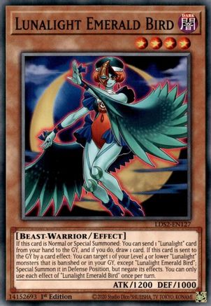 Lunalight Emerald Bird [LDS2-EN127] Common - Yu-Gi-Oh! - Card Brawlers | Quebec | Canada |