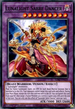 Lunalight Sabre Dancer [LDS2-EN129] Common - Yu-Gi-Oh! - Card Brawlers | Quebec | Canada |