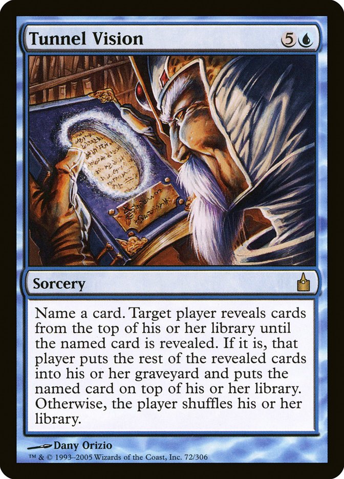 Tunnel Vision [Ravnica: City of Guilds] - Magic: The Gathering - Card Brawlers | Quebec | Canada |