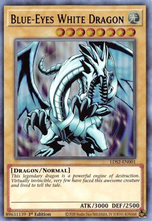 Blue-Eyes White Dragon (Purple) [LDS2-EN001] Ultra Rare - Yu-Gi-Oh! - Card Brawlers | Quebec | Canada |