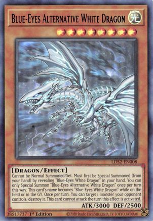 Blue-Eyes Alternative White Dragon (Blue) [LDS2-EN008] Ultra Rare - Yu-Gi-Oh! - Card Brawlers | Quebec | Canada |
