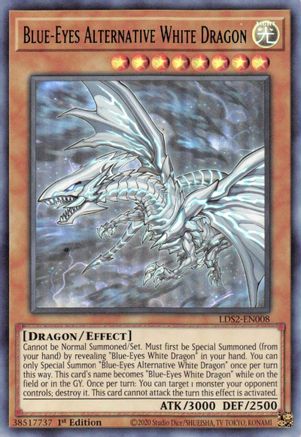 Blue-Eyes Alternative White Dragon (Green) [LDS2-EN008] Ultra Rare - Yu-Gi-Oh! - Card Brawlers | Quebec | Canada |