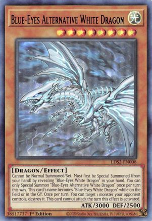 Blue-Eyes Alternative White Dragon (Purple) [LDS2-EN008] Ultra Rare - Yu-Gi-Oh! - Card Brawlers | Quebec | Canada |