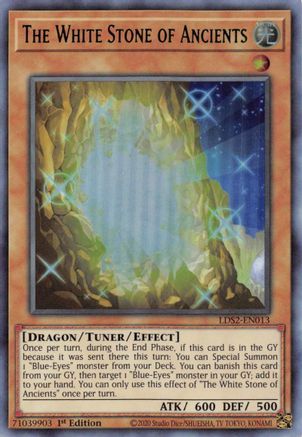 The White Stone of Ancients (Green) [LDS2-EN013] Ultra Rare - Yu-Gi-Oh! - Card Brawlers | Quebec | Canada |
