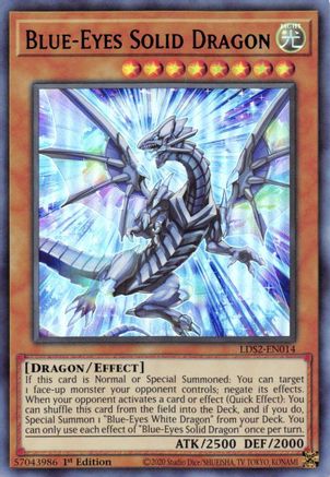 Blue-Eyes Solid Dragon (Blue) [LDS2-EN014] Ultra Rare - Yu-Gi-Oh! - Card Brawlers | Quebec | Canada |