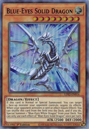 Blue-Eyes Solid Dragon (Purple) [LDS2-EN014] Ultra Rare - Yu-Gi-Oh! - Card Brawlers | Quebec | Canada |