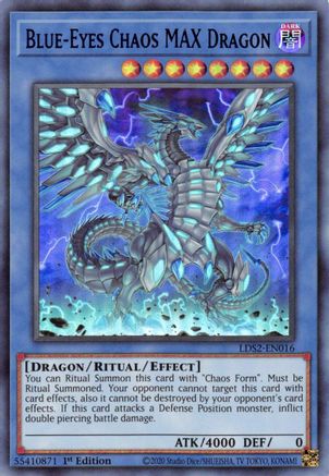 Blue-Eyes Chaos MAX Dragon (Blue) [LDS2-EN016] Ultra Rare - Yu-Gi-Oh! - Card Brawlers | Quebec | Canada |