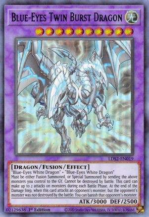 Blue-Eyes Twin Burst Dragon (Purple) [LDS2-EN019] Ultra Rare - Yu-Gi-Oh! - Card Brawlers | Quebec | Canada |