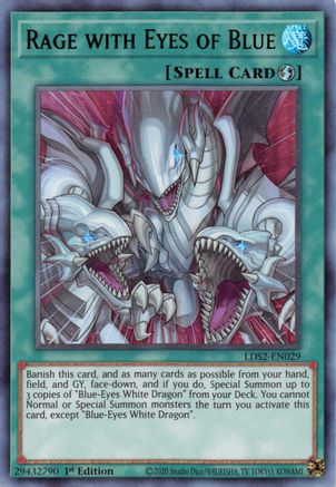 Rage with Eyes of Blue (Green) [LDS2-EN029] Ultra Rare - Yu-Gi-Oh! - Card Brawlers | Quebec | Canada |