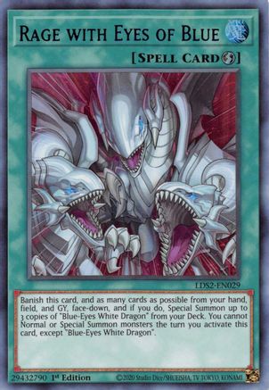 Rage with Eyes of Blue (Purple) [LDS2-EN029] Ultra Rare - Yu-Gi-Oh! - Card Brawlers | Quebec | Canada |
