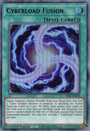 Cyberload Fusion (Blue) [LDS2-EN035] Ultra Rare - Yu-Gi-Oh! - Card Brawlers | Quebec | Canada |