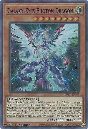 Galaxy-Eyes Photon Dragon (Blue) [LDS2-EN047] Ultra Rare - Yu-Gi-Oh! - Card Brawlers | Quebec | Canada |